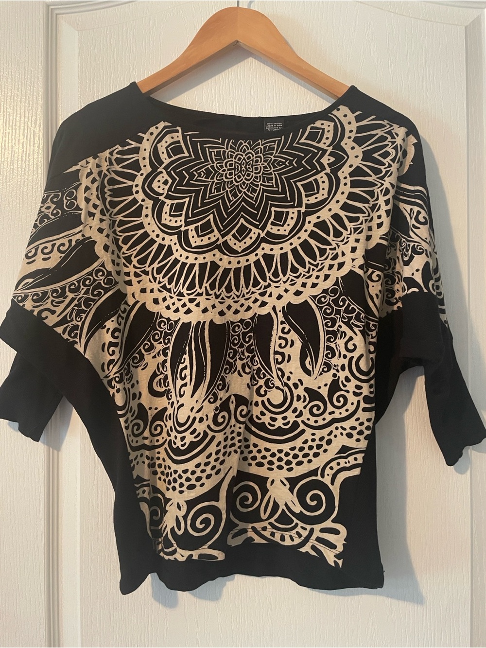 Desigual by Christian Lacroix Mandela Print Top